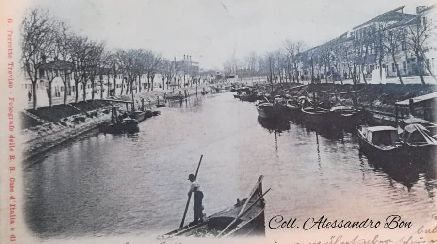 Il Canal Salso in una cartolina del 1902