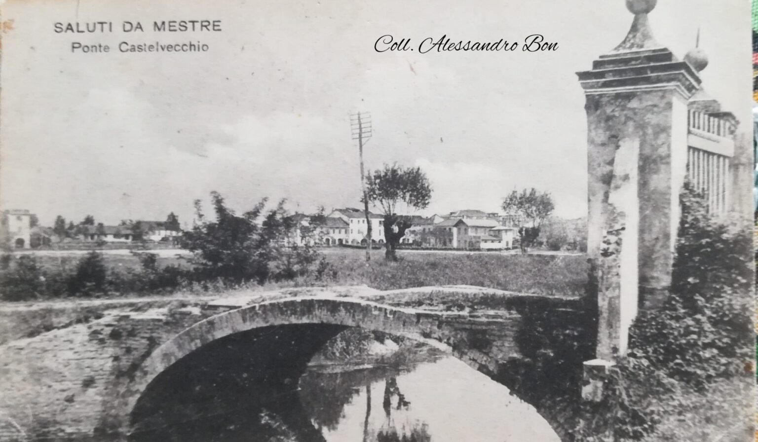Il Ponte del Castelvecchio ad inizio novecento