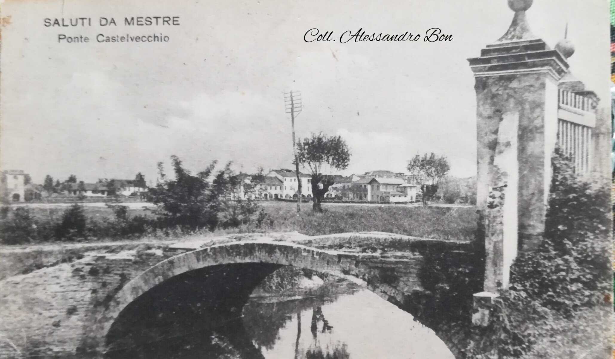 Il Ponte del Castelvecchio ad inizio novecento