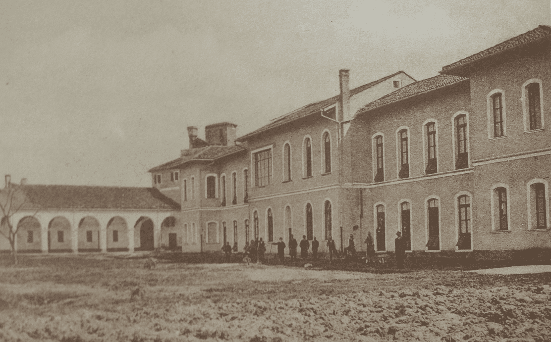 L'ospedale Umberto I nel 1912