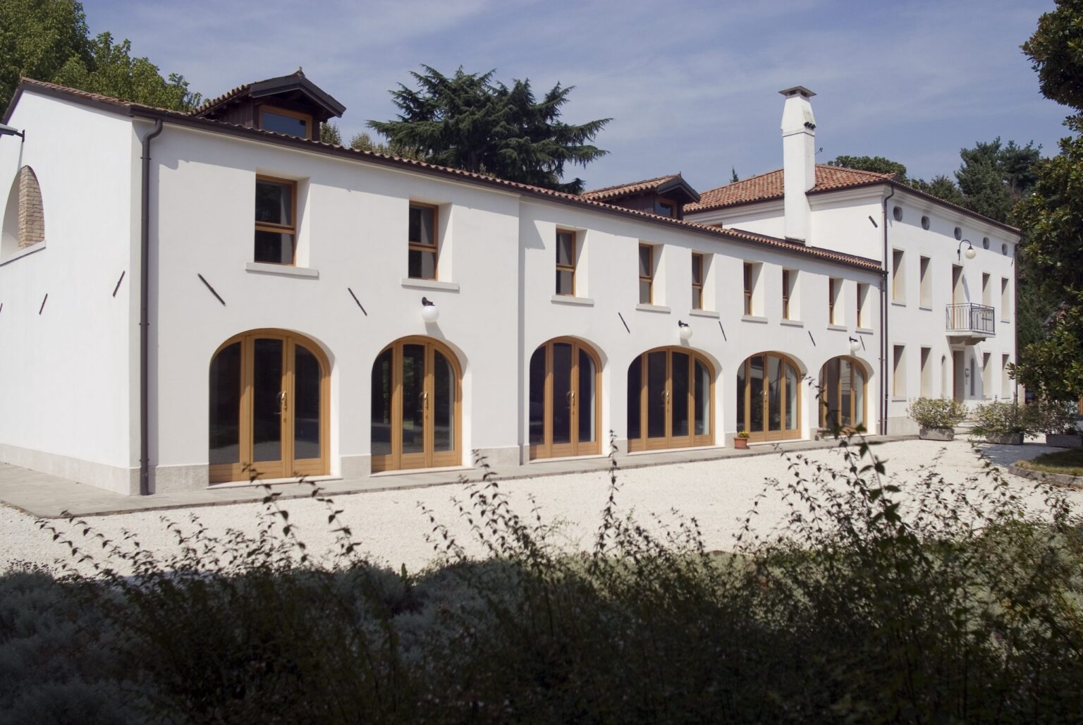 Prospetto sud di Villa Cecchini Morosini