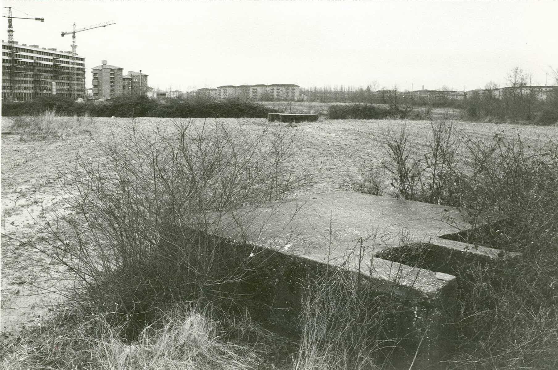 Uno dei bunker della Seconda Guerra Mondiale presenti nell'area