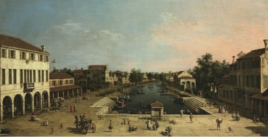Mestre alle Barche, autore successivo al Canaletto, XVIII secolo