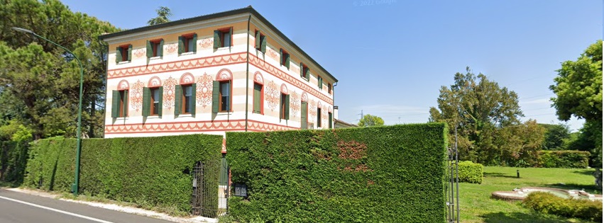 Villa Carlesso e una parte del suo parco