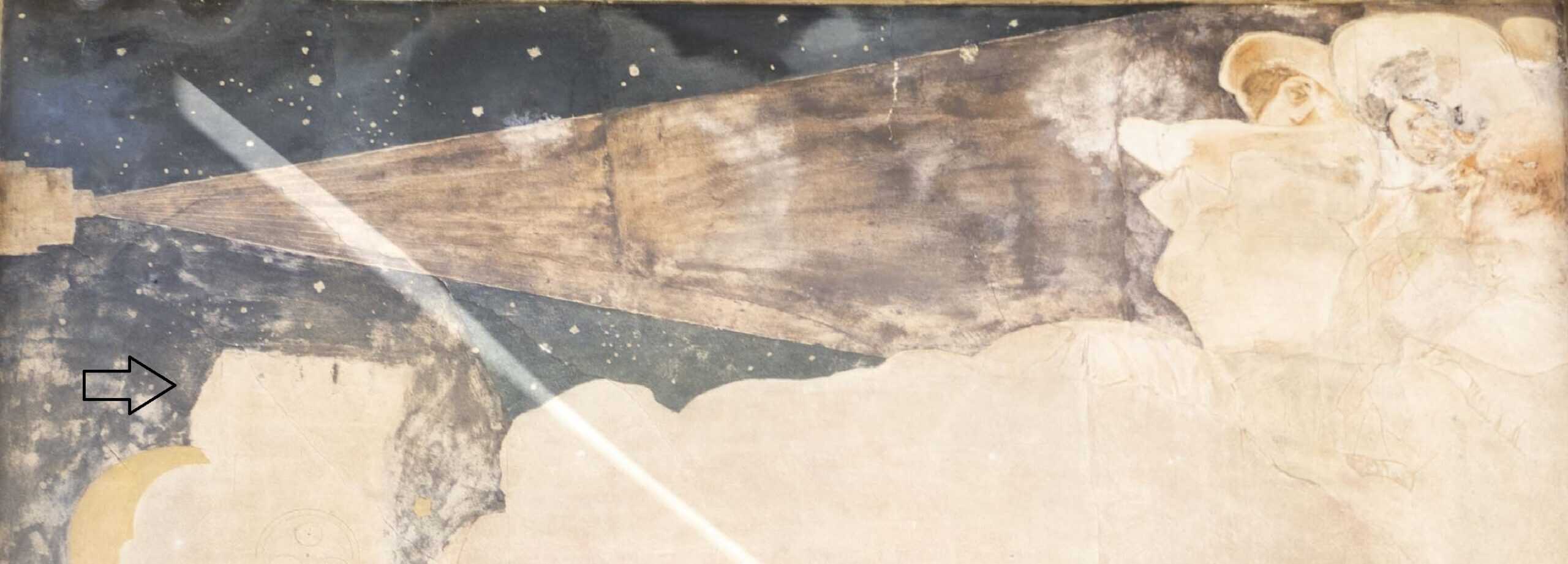 Terzo affresco sulla facciata del Cinema Excelsior