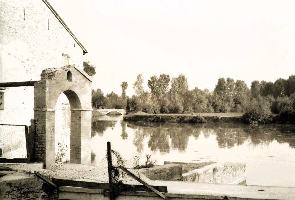Ruderi del Mulino Ronchin nel 1965