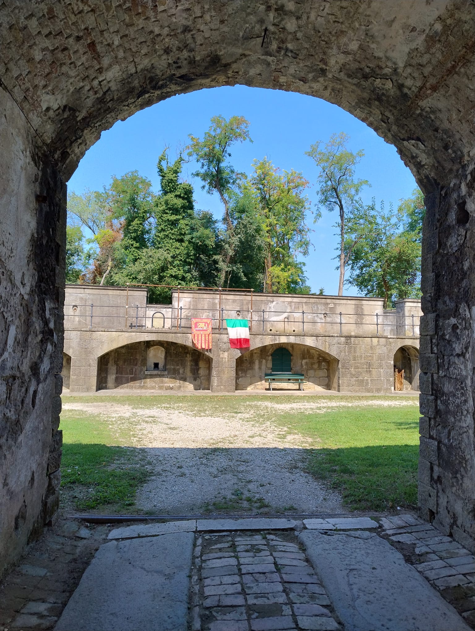 Ingresso in piazza d'armi