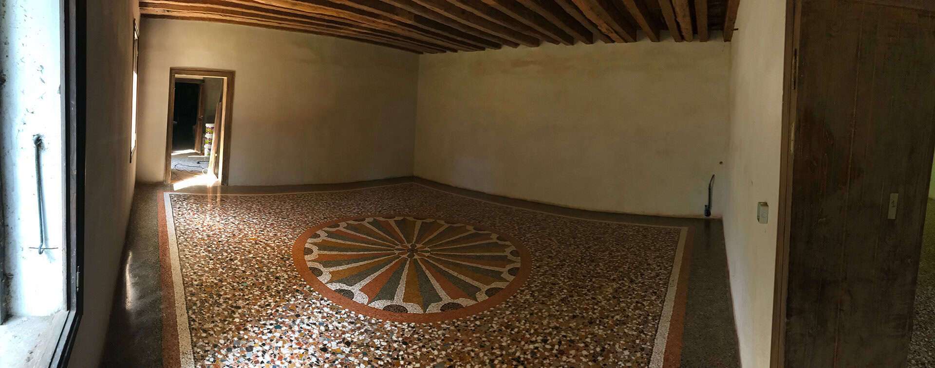 Pavimenti originali della villa