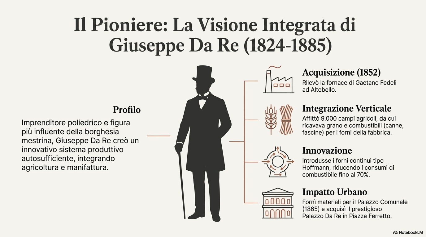 Giuseppe Da Re il più grande imprenditore mestrino dell'800