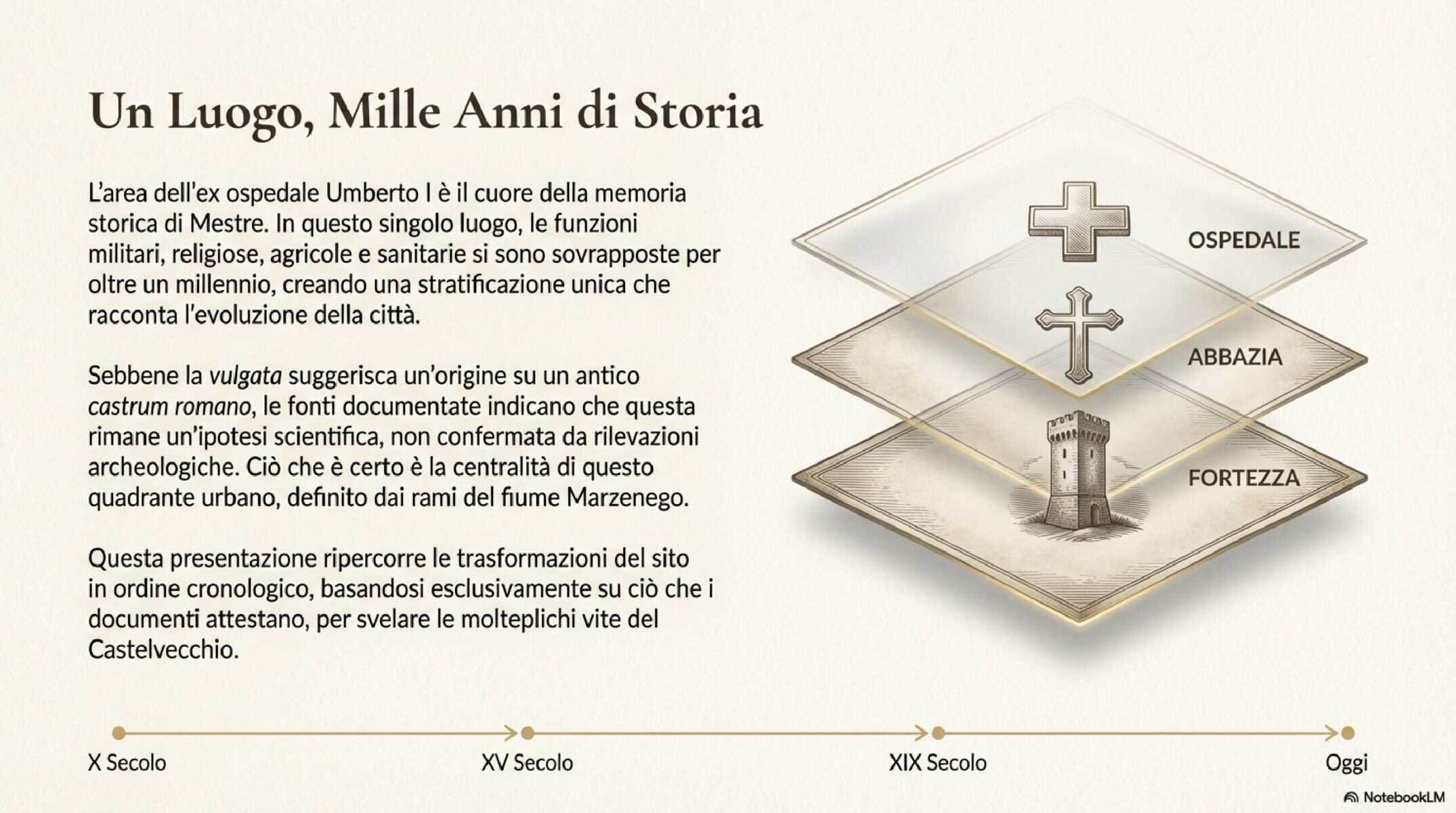 L'area dell'Ex Umberto I: oltre 1000 anni di storia stratificata