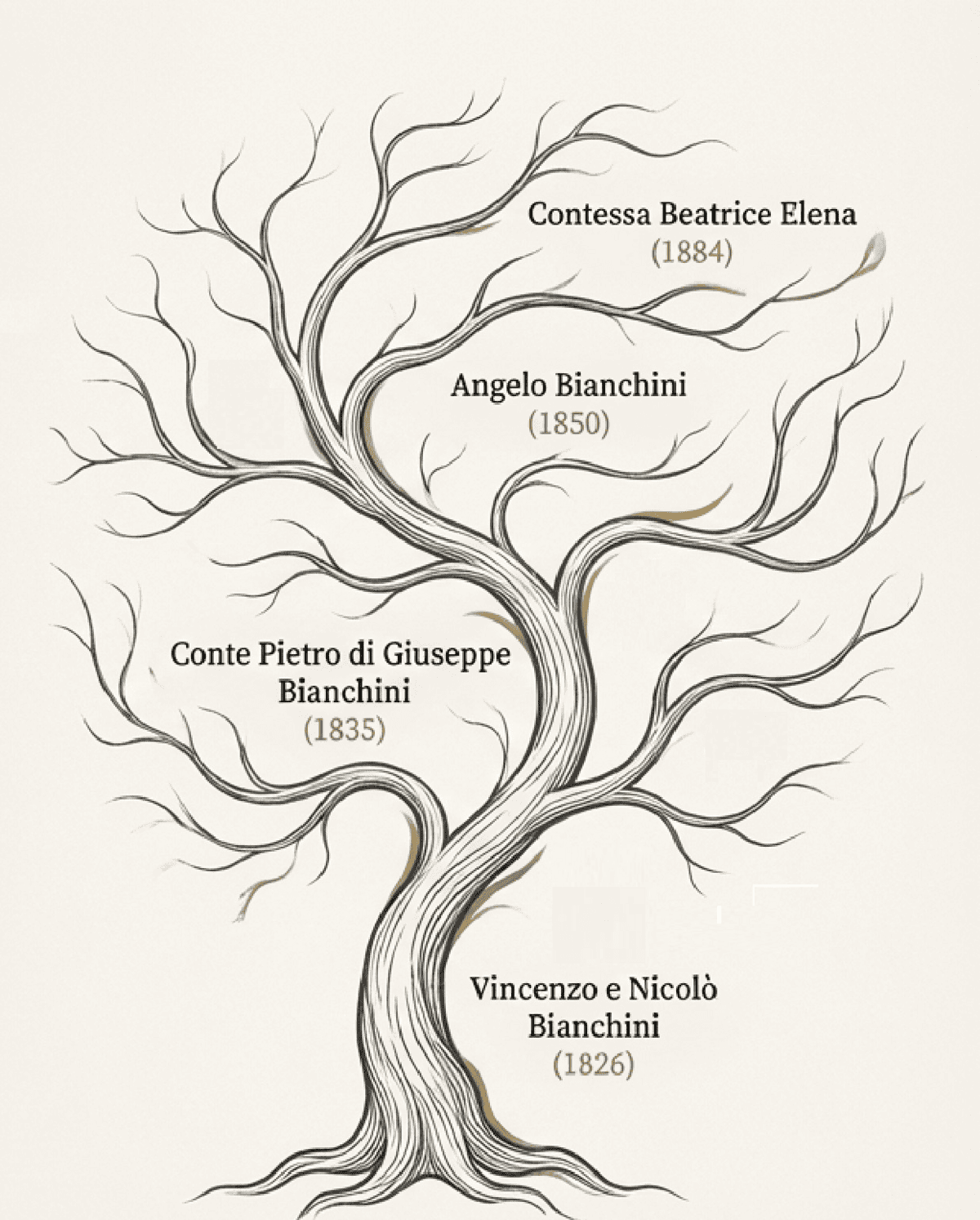 Albero Genealogico dei Bianchini di Mestre