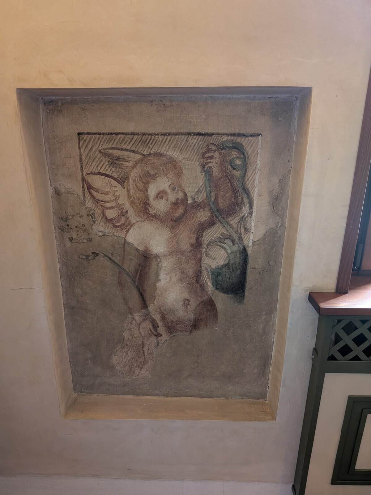 Affresco in una parete interna