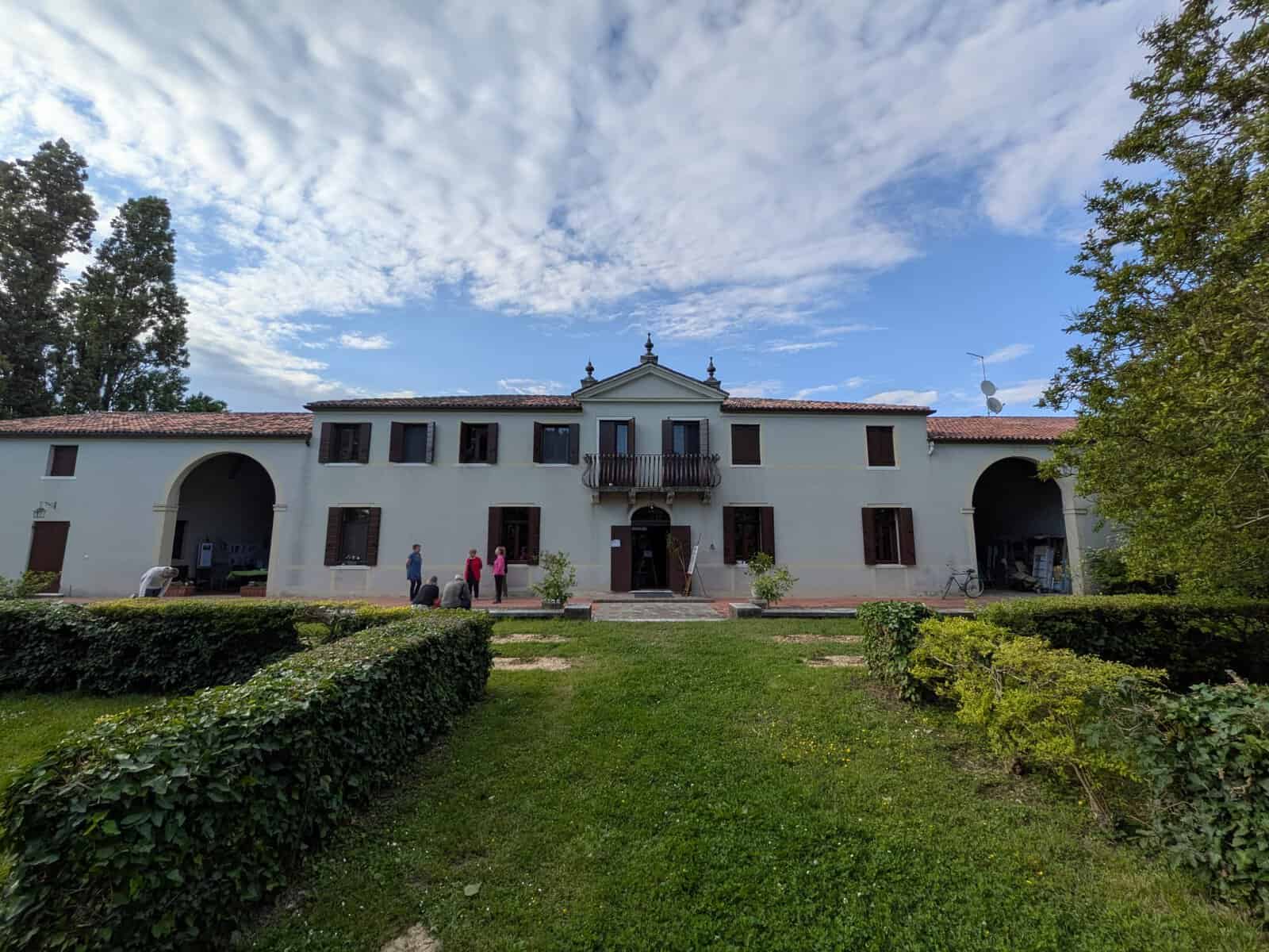 Veduta d'insieme della villa