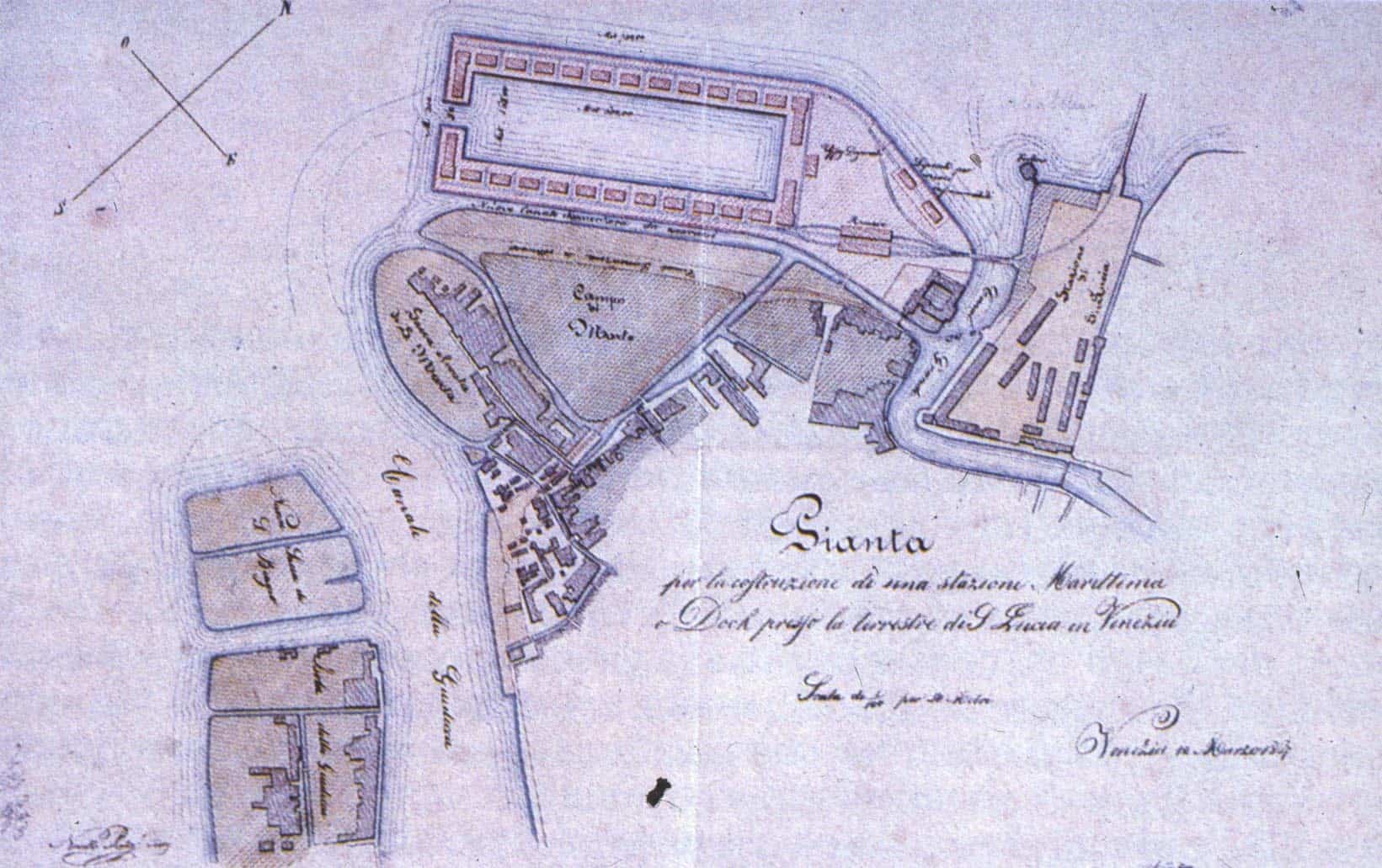 Progetto della Stazione Marittima di Venezia