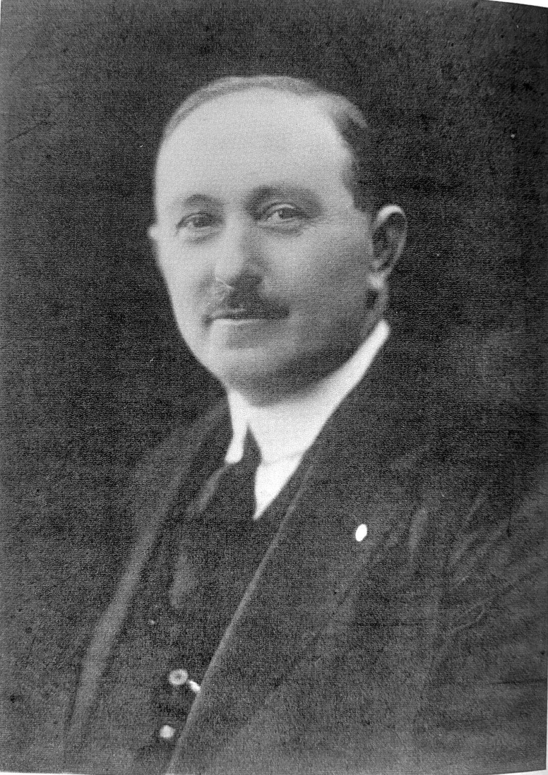 Ritratto fotografico dell’ingegnere Pietro Emilio Emmer, progettista del quartiere urbano di Marghera