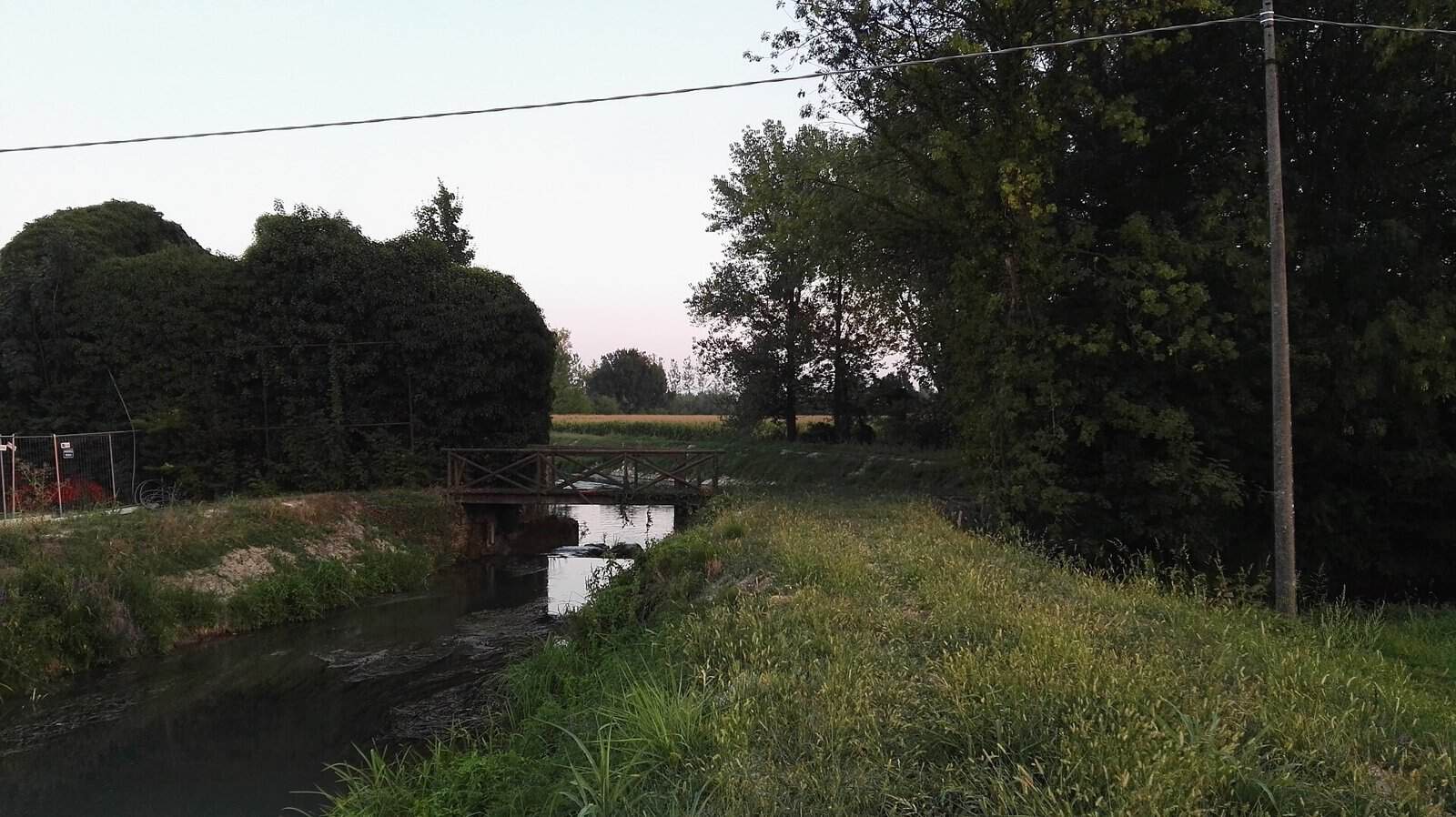 Il salto d'acqua del molino Zanini sul Dese