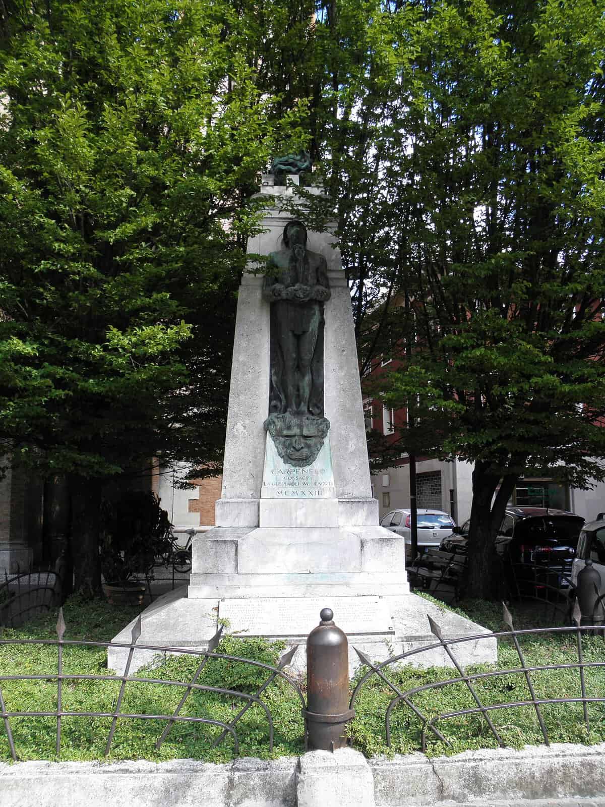 Il monumento ai caduti di Carpenedo