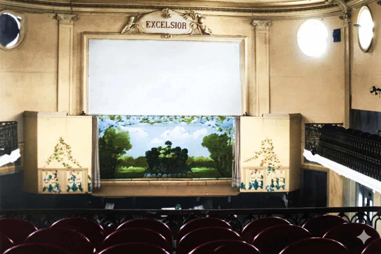 Interno del cinema Excelsior dopo la ristrutturazione del 1922