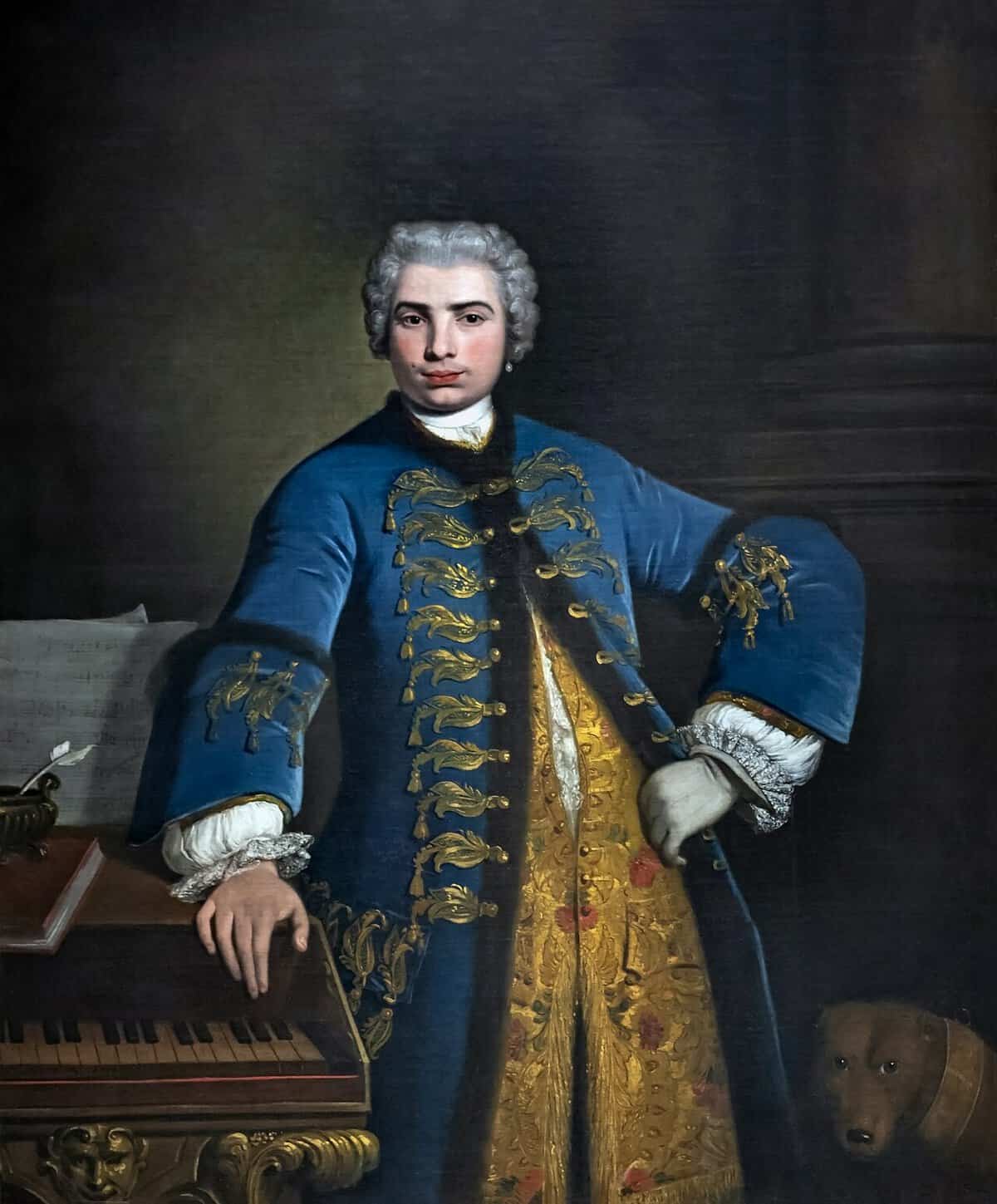 Bartolomeo Nazari, ritratto del Farinelli, 1734