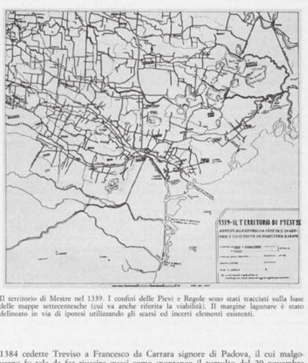 Il territorio di Mestre nel 1339