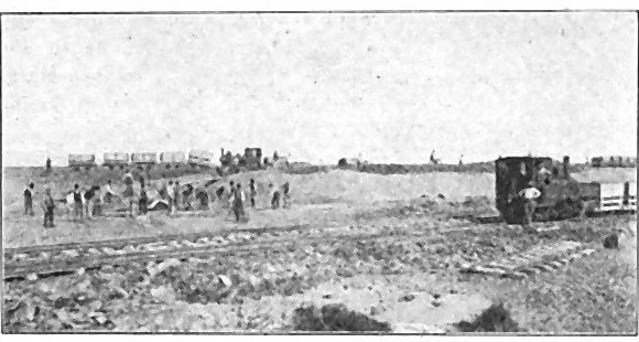 Scavo del bacino comunale n. 1, cantiere di Porto Marghera, 1922