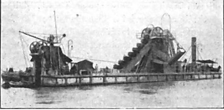 Draga Atlante, cantiere di Porto Marghera, 1922