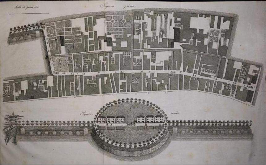 Giuseppe Picotti, progetto di ponte fra Venezia e Campalto, 1830